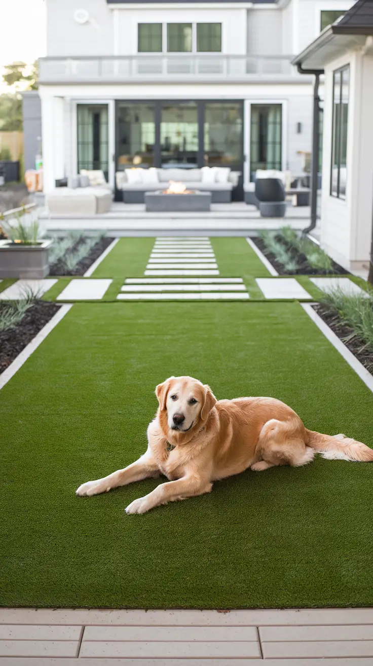 Image showcasing 10 Pet-Friendly Grass Alternatives for a Mud-Free Backyard ...