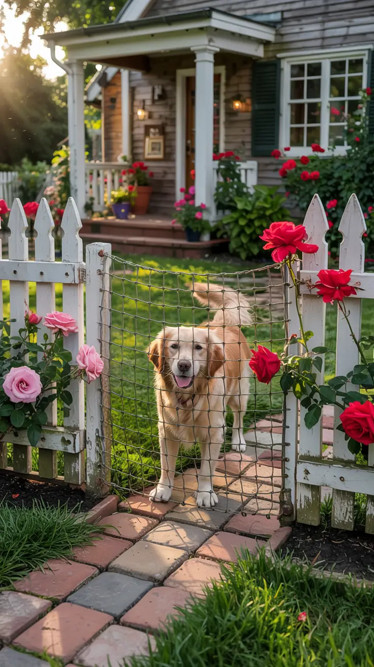 7 Stylish Front Yard Dog Fence Ideas That Keep It Classy ...