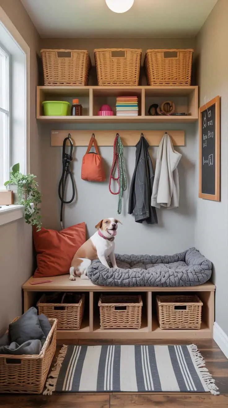 View of How to Create a DIY Garage Dog Run Area That’s Safe and Spacious ...