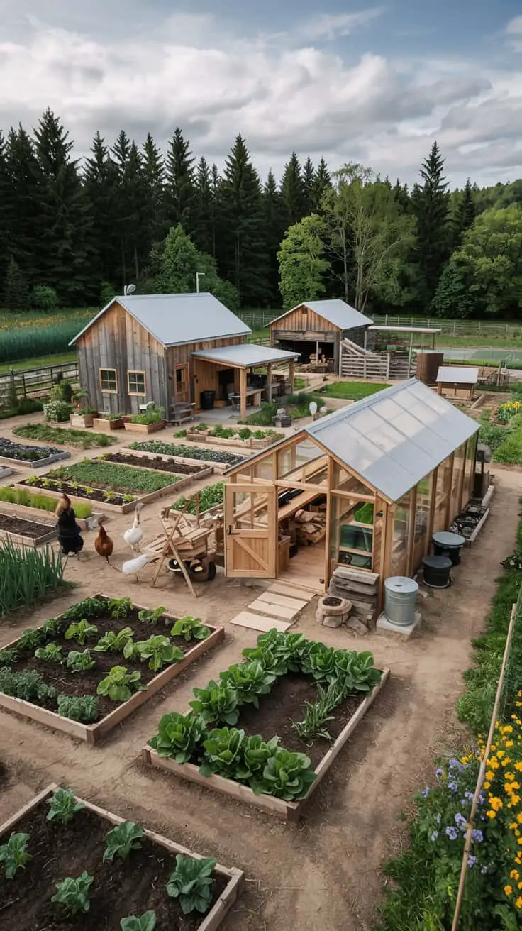 8+ Hobby Farms Layout Designs for small spaces - middlekingdomrescue.com