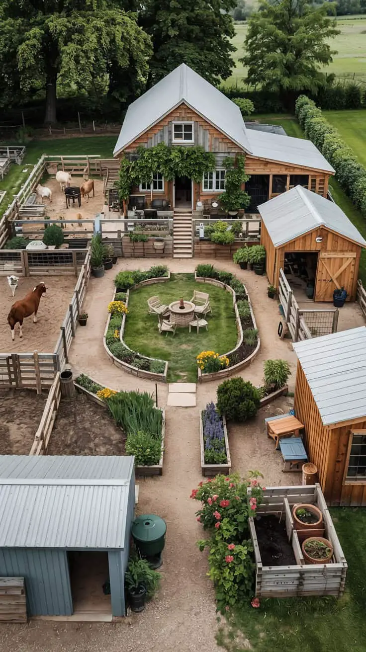 8+ Hobby Farms Layout Designs for small spaces - middlekingdomrescue.com