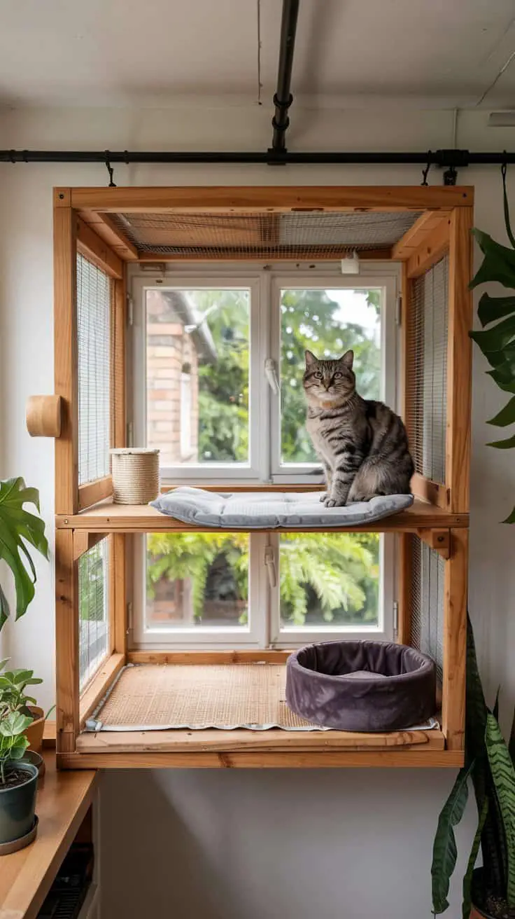 Outdoor Cat Enclosure Ideas with a DIY “Greenhouse” Vibe for Spring ...